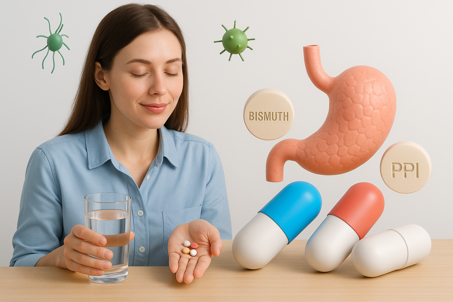 Vai trò của PPI và Bismuth