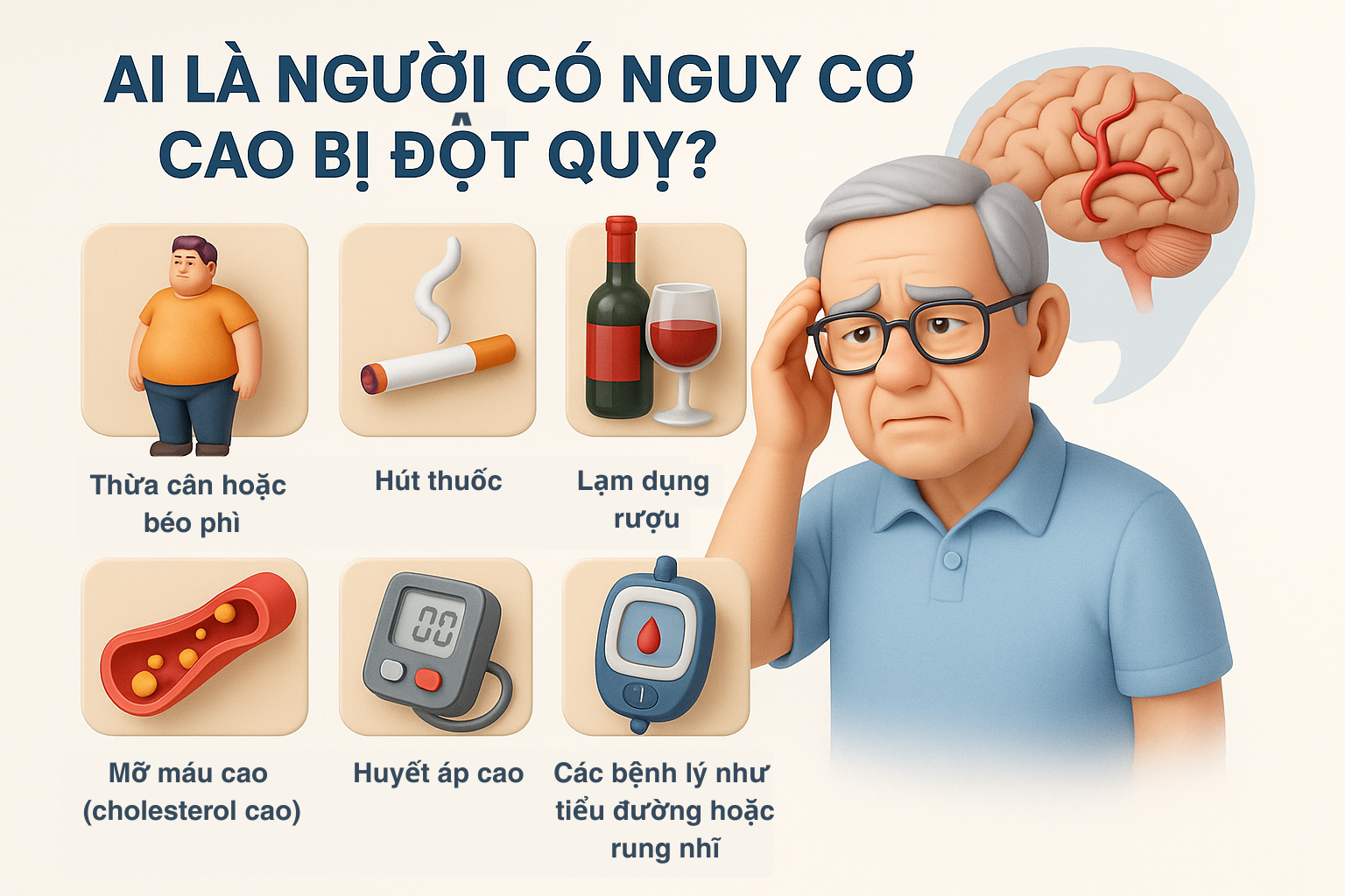 Ai có nguy cơ đột quỵ