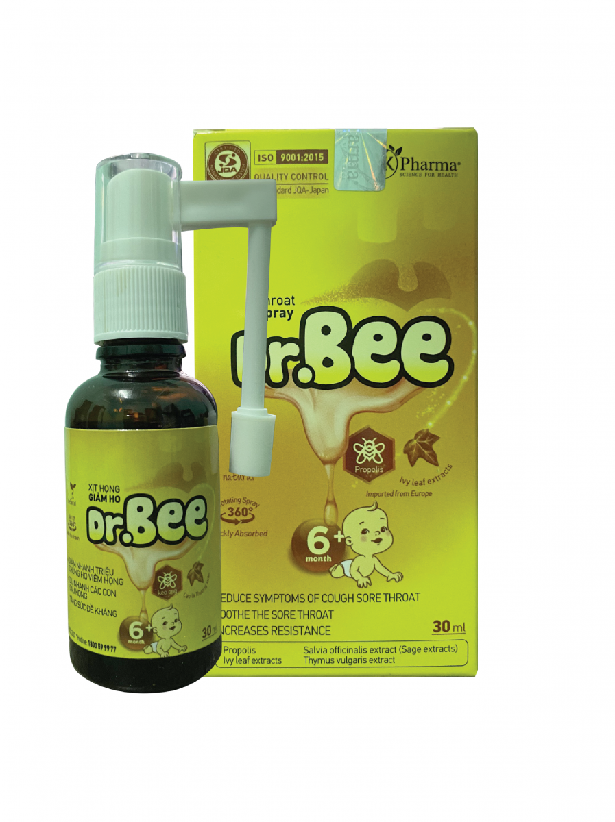 Xịt họng giảm ho Dr.Bee