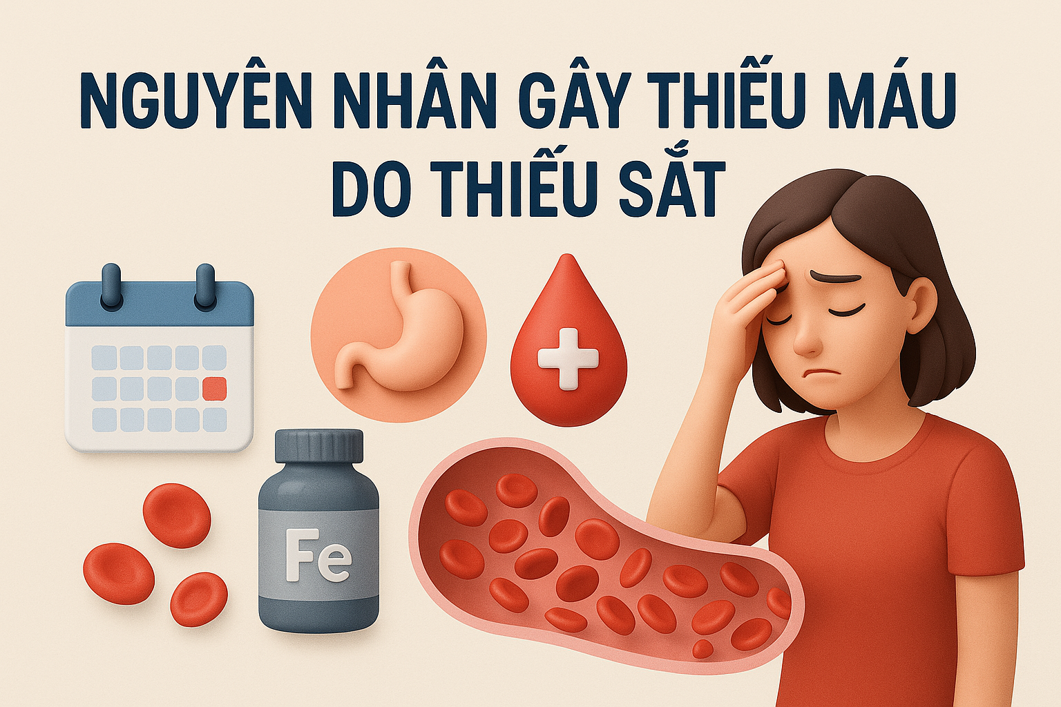 nguyên nhân thiếu máu do thiếu sắt