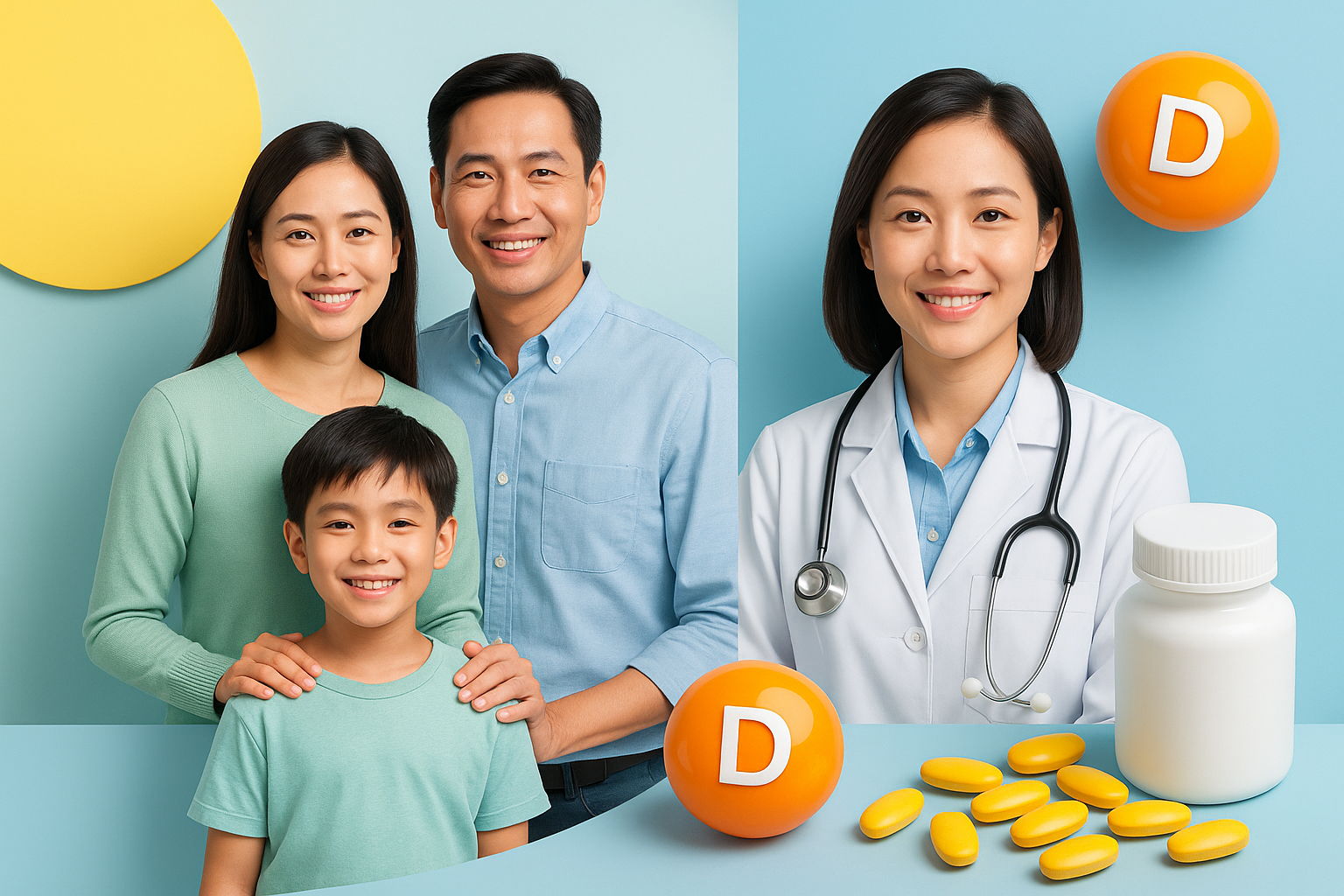 Tham khảo ý kiến bác sĩ về liều lượng vitamin D