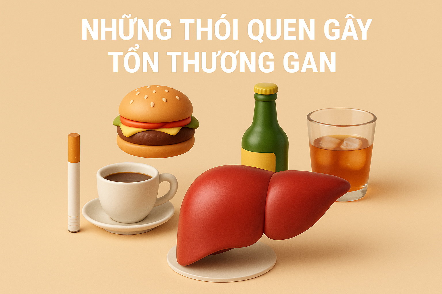 Thói quen gây tổn thương gan