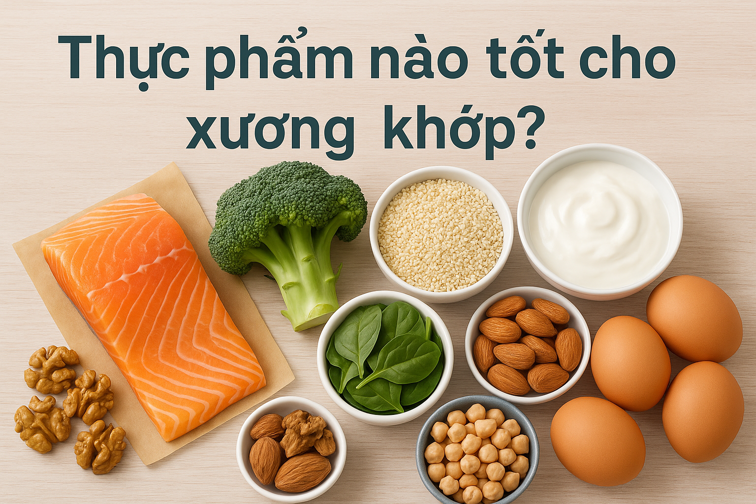 thực phẩm tốt cho xương khớp