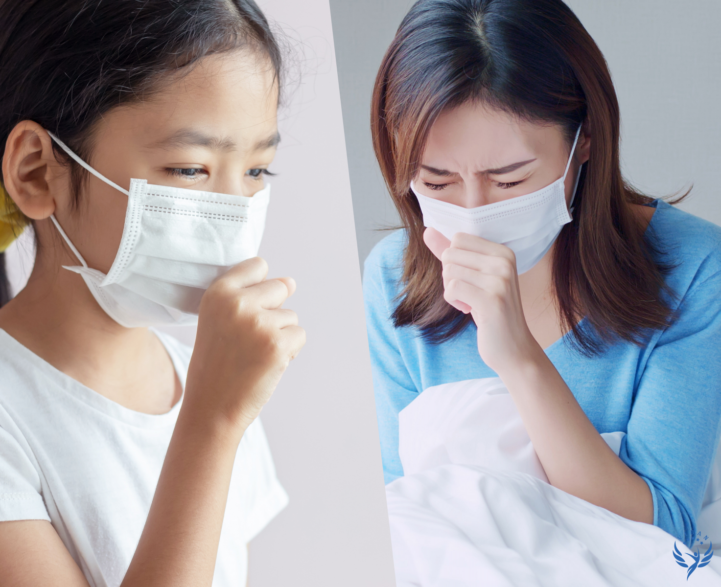 Đường thở của trẻ nhỏ hẹp hơn người lớn, dễ bị kích ứng và gây ho