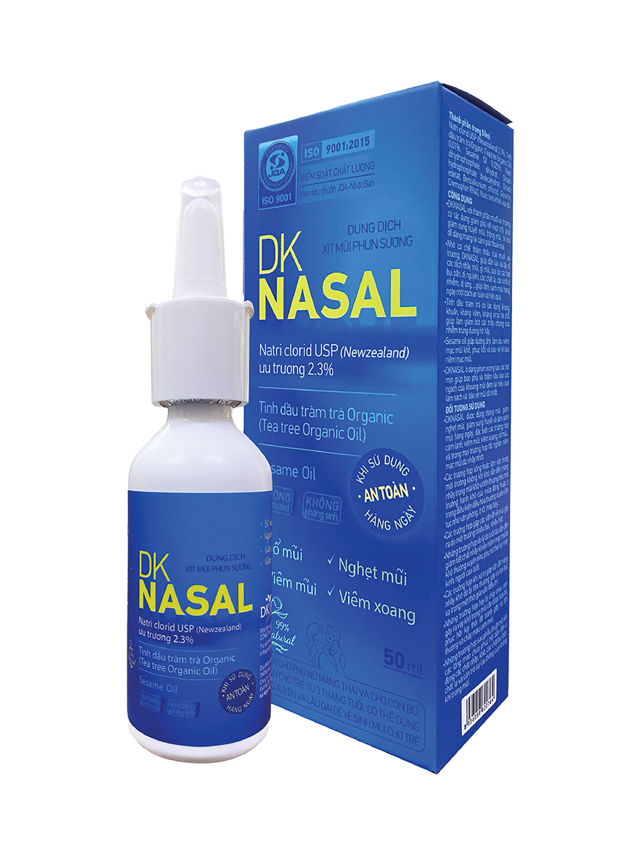 Dknasal - Nước muối ưu trương giảm nghẹt mũi